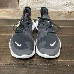 Nike Free Run 5.0 Size 13 Black Yellow Shoes Sneakers